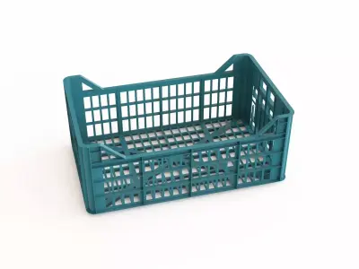 Plastic crate 35 3D model