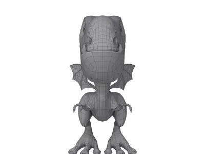 Dragon cartoon 3D model purchase