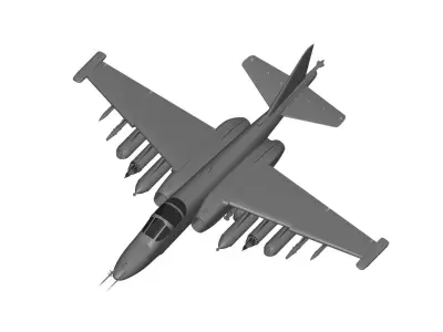 Sukhoi Su-25 3D model shop