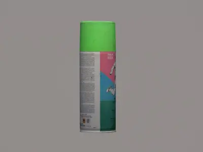Paint Sprays Low-poly 3D model