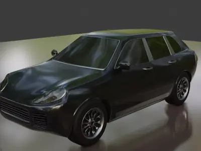 Porsche Cayenne 2007 Free 3D model