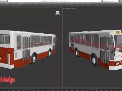 bus nasr 811 cario old  3D model