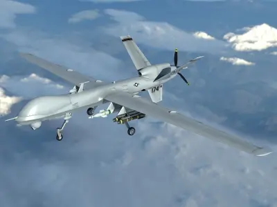 General Atomics MQ-9 Reaper 3D model 2