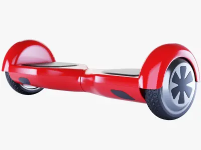 Hoverboard 3D model Textured