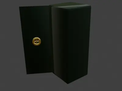 Big safe Low-poly 3D model