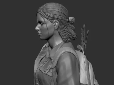 Ellie  The Last of Us Part 2 3D print model