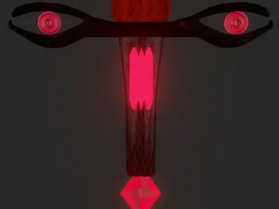 Demon Sword  Low-poly 3D model