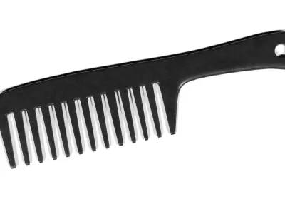 Comb Hair Low-poly 3D model