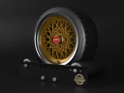 BBS MAHLE Low-poly 3D model