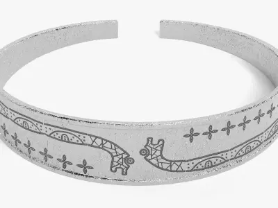 -Viking Bracelet V1- 3D model