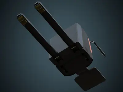 Rider Stacker 1B Low-poly 3D model