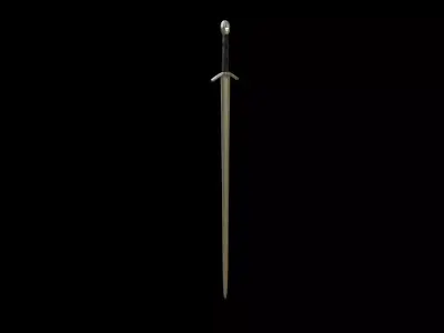 Sword - low poly Free low-poly 3D model