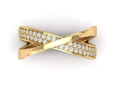 Wedding Ring 3D print model 65