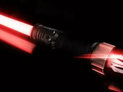 lightsaber star wars light saber Free 3D model