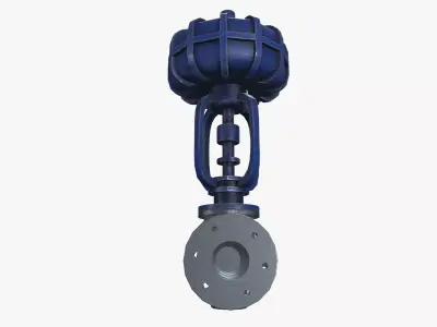 Industrial Valve 3D model buy