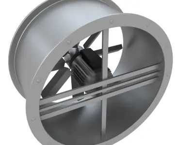 Axial Flow Fan 3D model