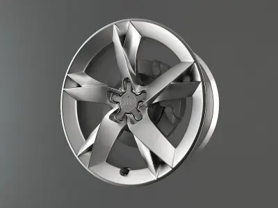 Audi A5 Alloy Rim 3D model