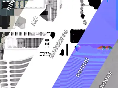 Klas Voyager ESR 2-0 Low-poly 3D model