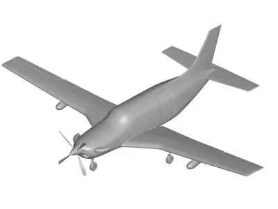 Piper PA-46 3D model purchase