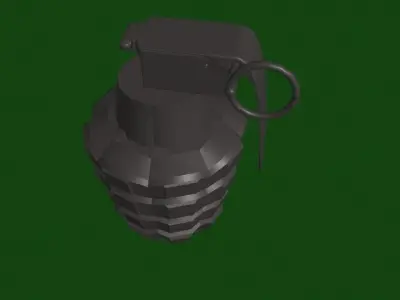 Grenade War Low-poly 3D model