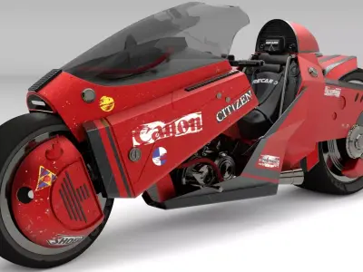 Akira Bike  3D model