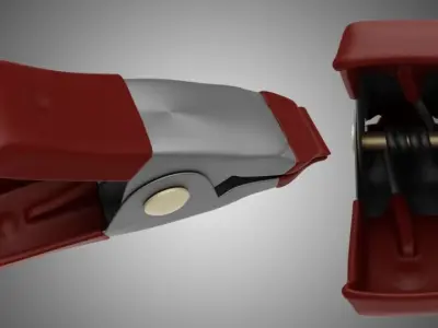 Utility Clip Low-poly 3D model