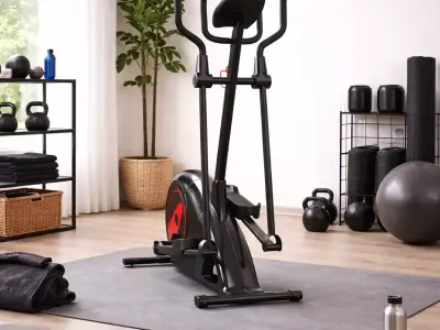 Elliptical Trainer Exercise Fitness Machine 3D model