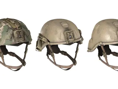 IHPS US ARMY HELMET Low-poly 3D model