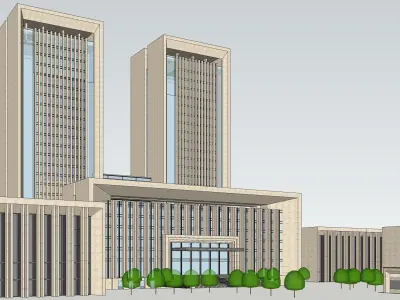 Sketchup Building N2 3D model