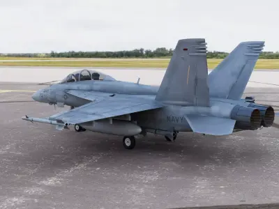 Boeing Super Hornet FA-18F Tandem Seat 3D model