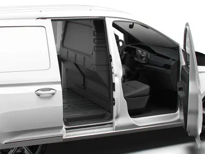 VW Caddy Cargo SWB HQ Interior 2025 3D model