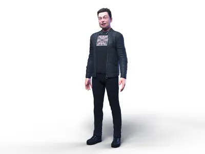 Elon Musk 3D model