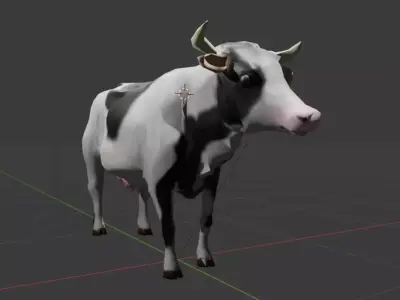 Cow Standard Low-poly 3D model