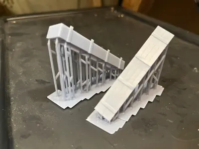Long Transportation Wooden Boxes 3D print model