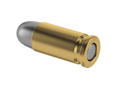 Bullet 32 ACP Low-poly 3D model