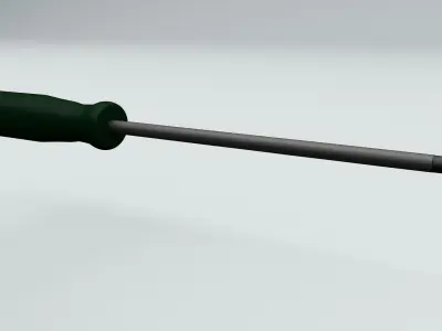 screwdriver Low-poly 3D model order