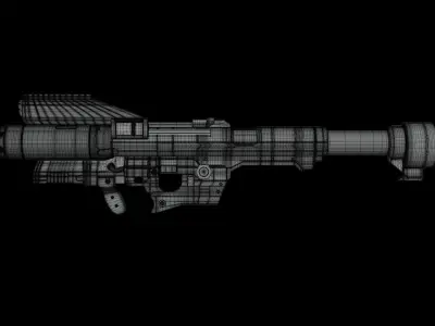 FHJ-18 Launcher 3D model