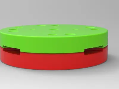 Mold for diecast truck tire 2 Scale 1 to 25 3D print model