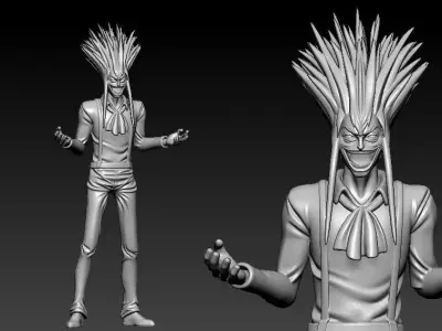 Caesar Clown young fanart - One piece - split part 3D print model