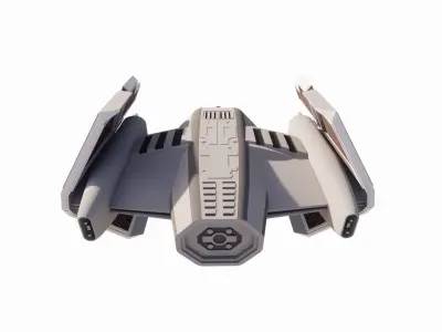 Spaceship-spacecraft-3 3D model