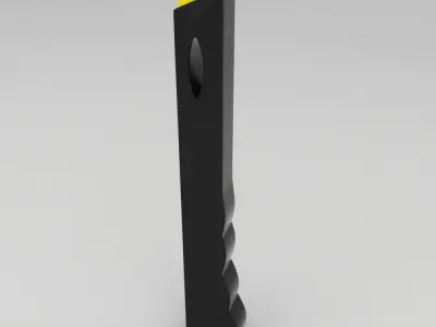 Wood chopping splitting axe 3d model 3D model