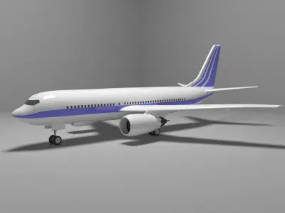 Airplane B737 3D model