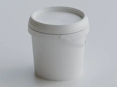 plastic bucket 5l 3D model
