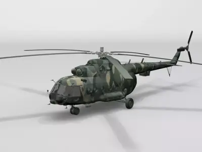 Mil Mi-8 3D model by SalinasAkter