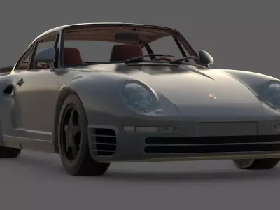 1988 Porsche 959 Bruce Canepa Upgrade 3D Model  The Ultimate 3D model