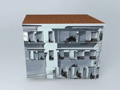 Housing and garages Free 3D model