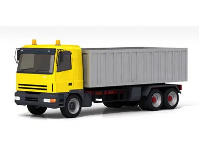 Constructions truck 3D model