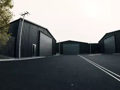 City Hangar Garage Complex 3D Environment 3D model