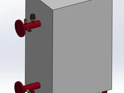 ThermoMax Flexi Heat boiler 89kW Low-poly 3D model