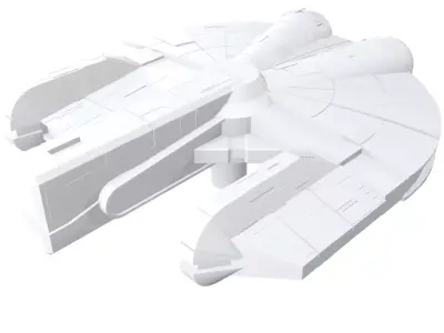 Ebon Hawk - Armada Scale 3D print model